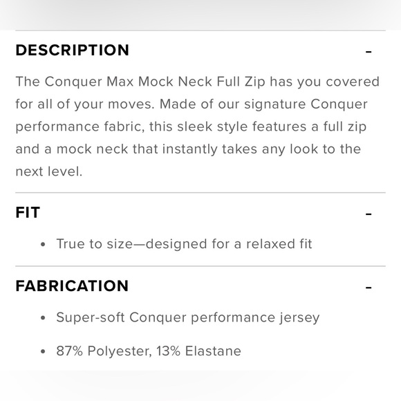 ALO Conquer Max Mock Neck Full Zip Jacket - Picture 5 of 5